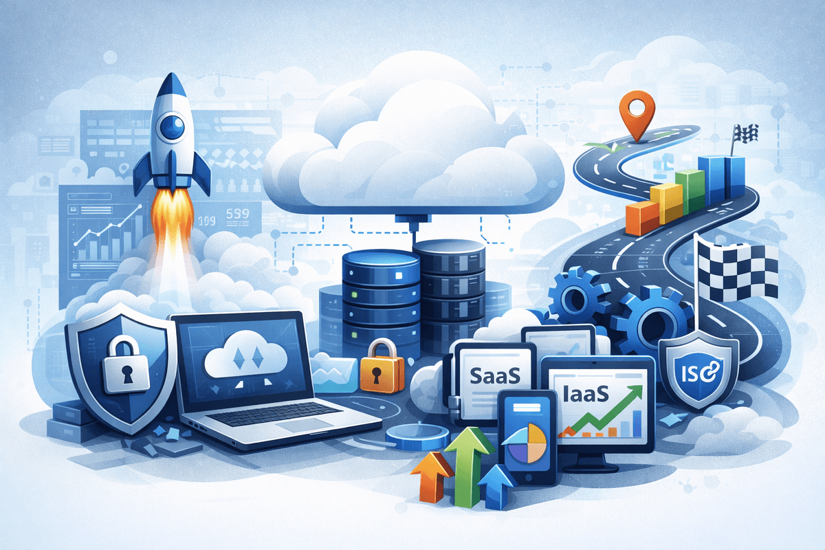 Cloud Migration & Digital Transformation illustration