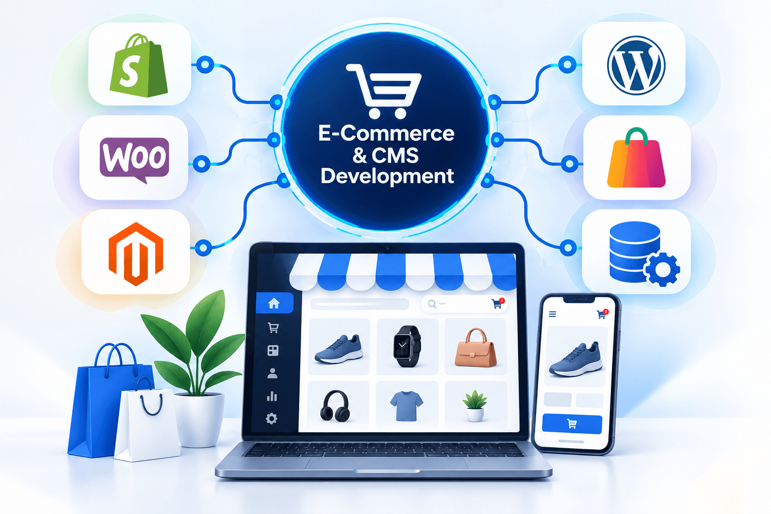 E-commerce and CMS development for an online storefront