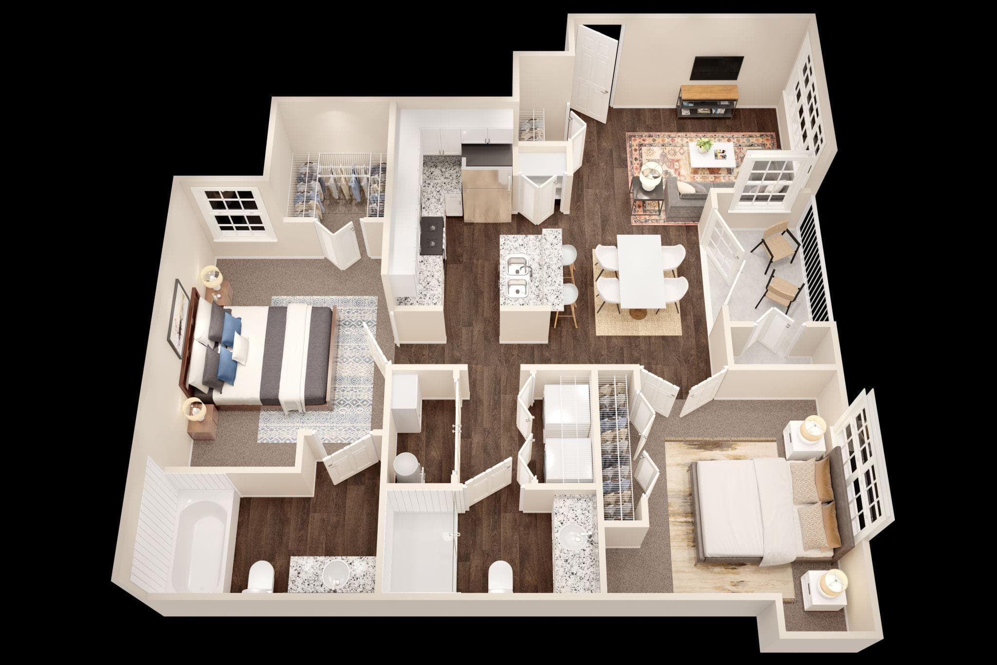 2D & 3D Floor Plan Visualization visualization 4