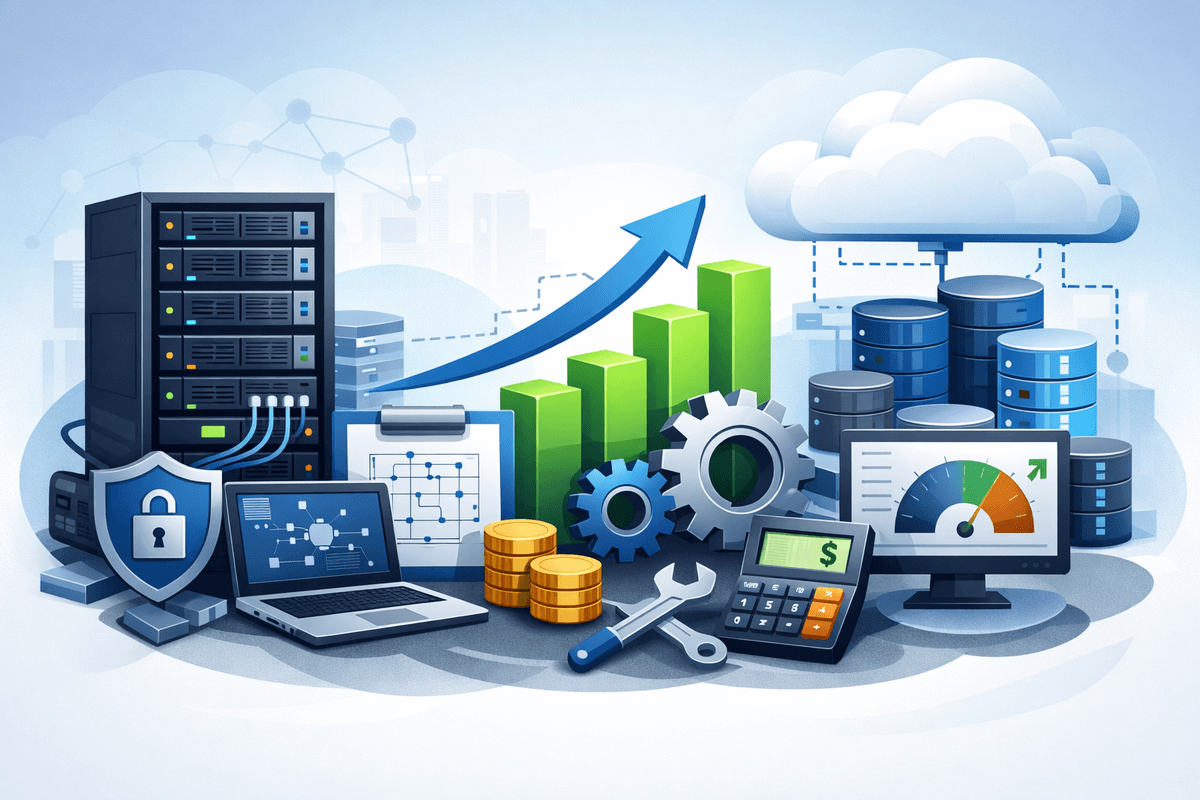IT Infrastructure Planning & Optimization illustration