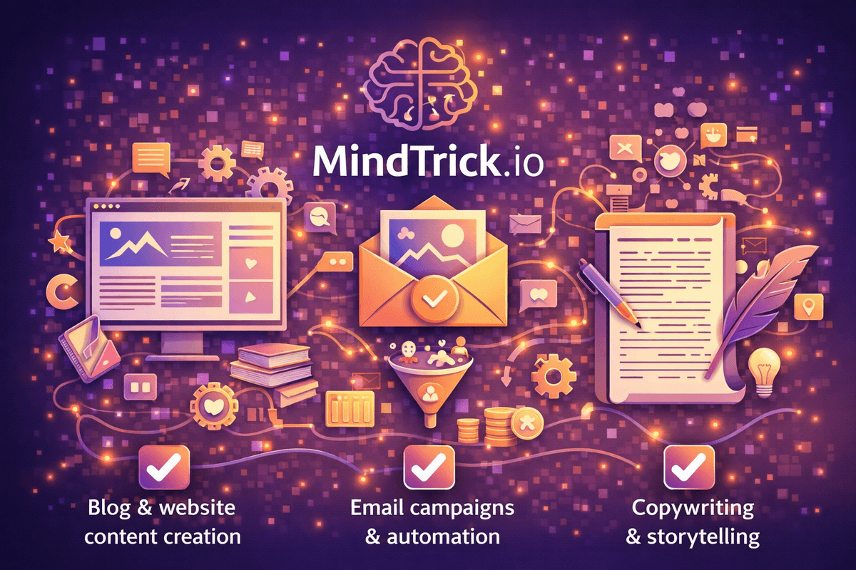 MindTrick.io — dedicated digital marketing hub by 99 Visual Solutions