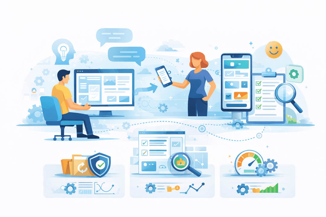 UX design illustration