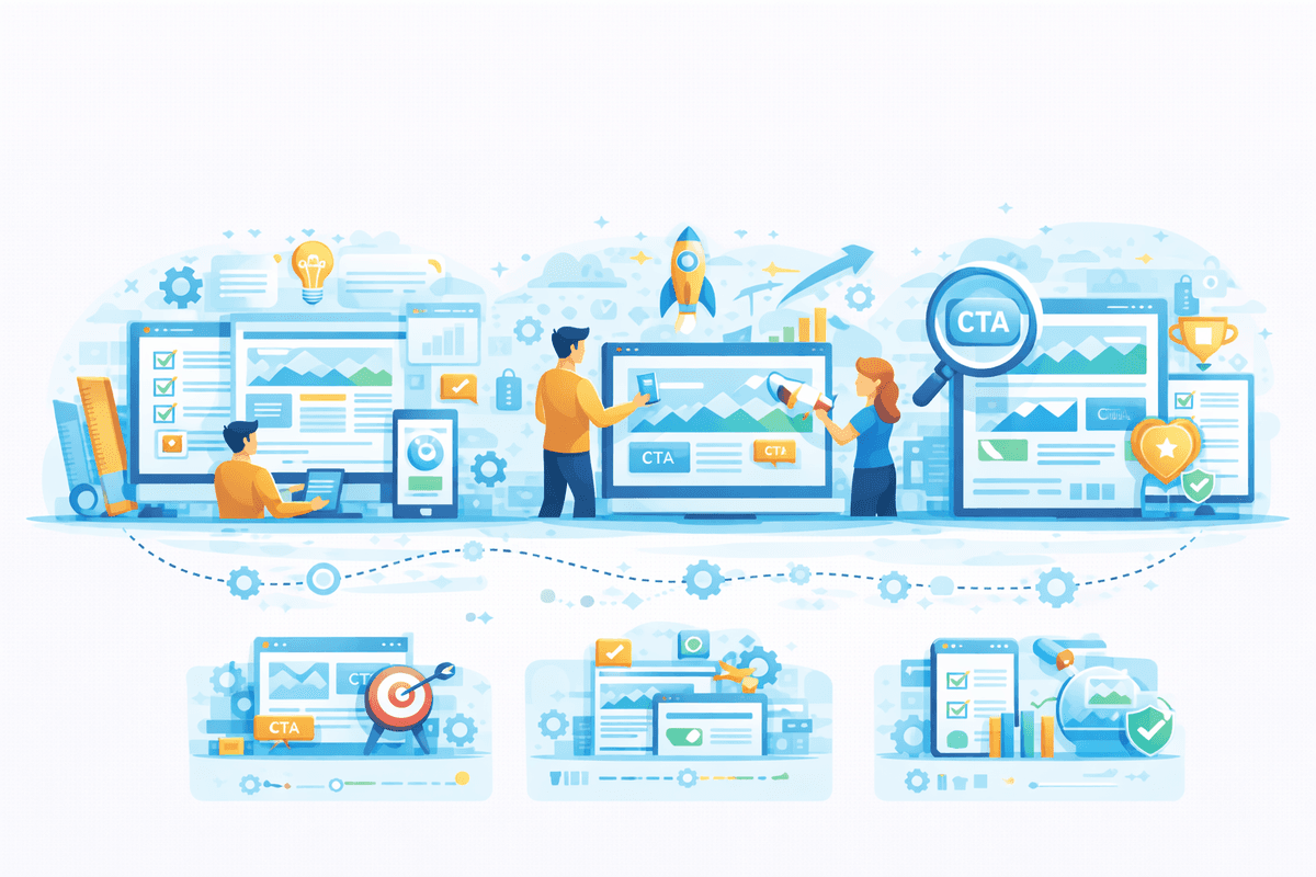 Landing Page Design & Development illustration