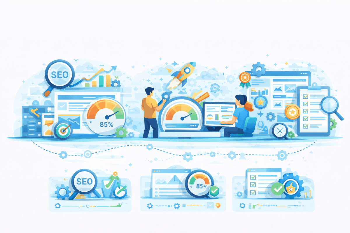 SEO & Performance Optimization illustration