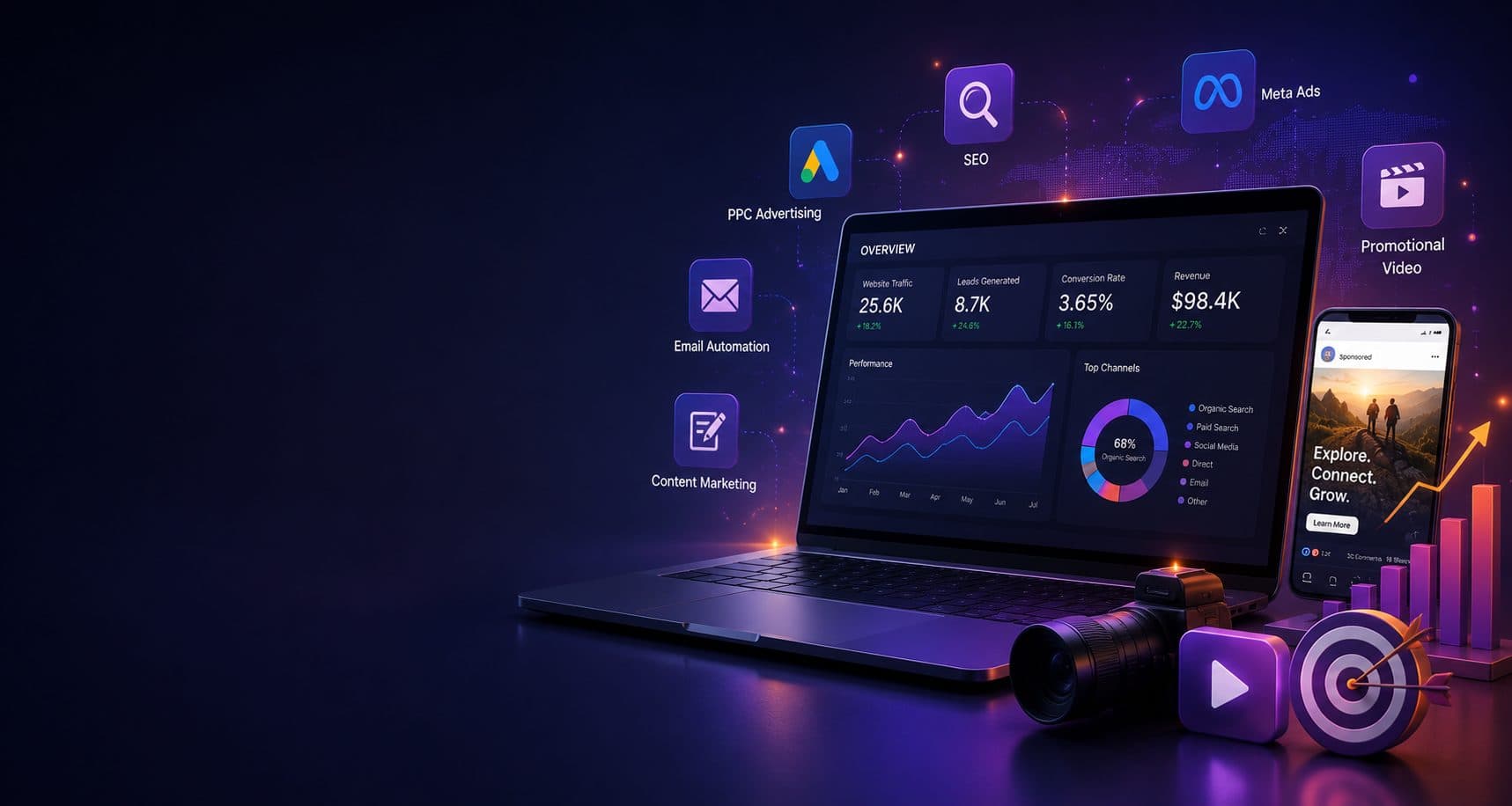 Digital marketing and SEO services by 99 Visual Solutions