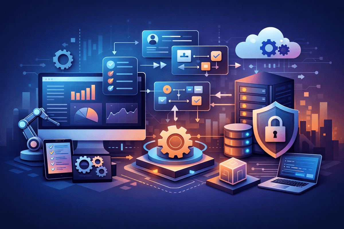 Web Application Development illustration